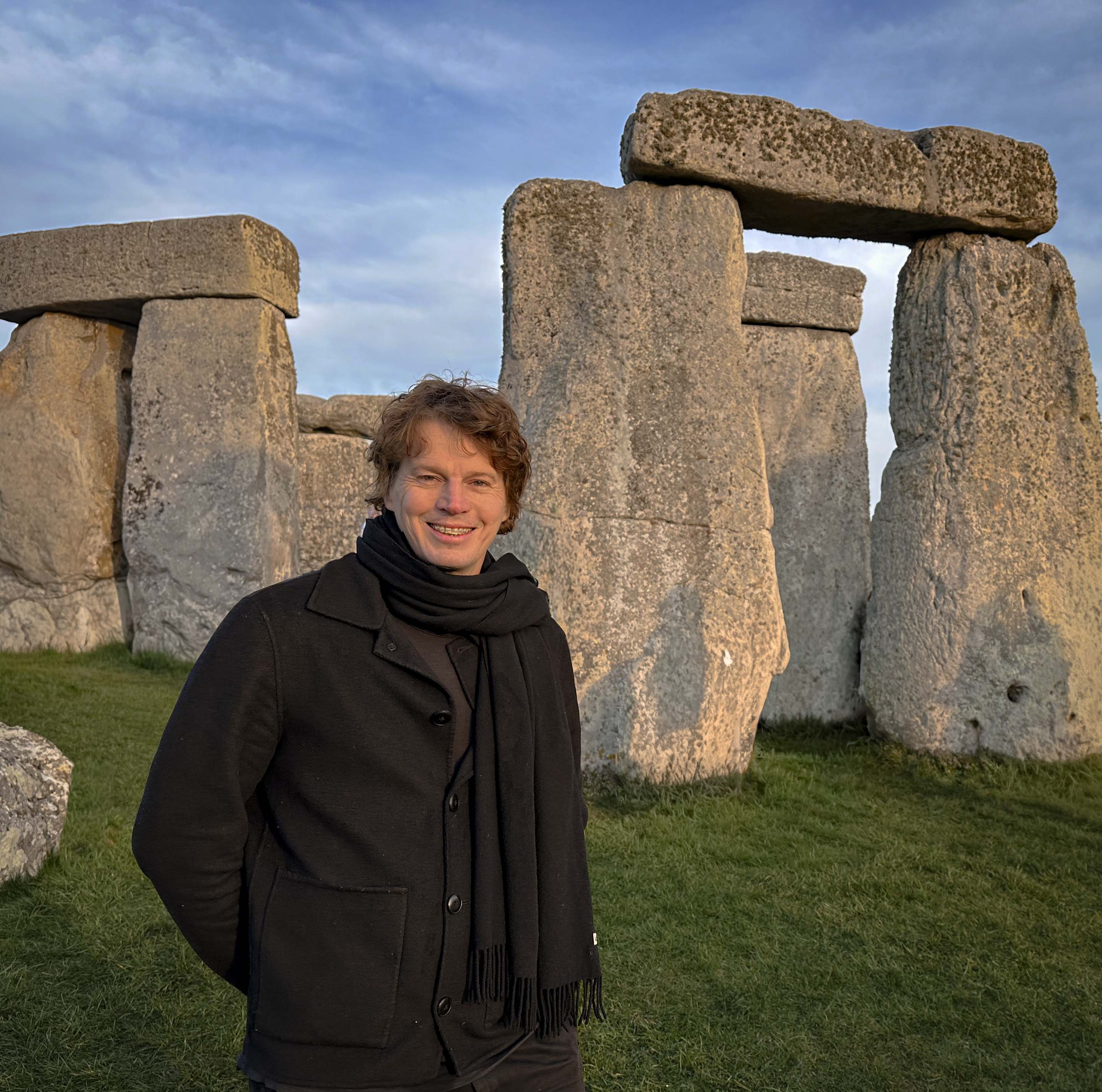 Edward Radford at Stonehenge